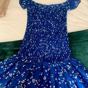 BLUE FLORAL ZARA DRESS